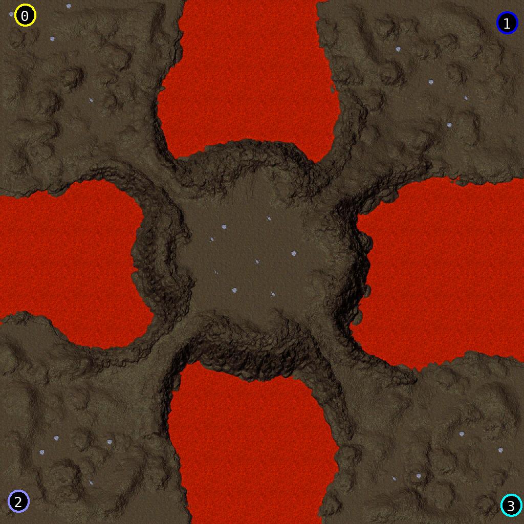 sat pic of Lava Highground